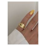 Fashion, accesorii si bijuterii - Femei - Bijuterii femei - Inele femei - Inel Heliophilia, alamă, auriu, 600KNS2147 - Infinity.ro
