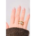 Fashion, accesorii si bijuterii - Femei - Bijuterii femei - Inele femei - Inel Heliophilia, alamă, auriu, 511AUR1677 - Infinity.ro