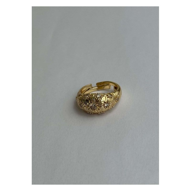 Fashion, accesorii si bijuterii - Femei - Bijuterii femei - Inele femei - Inel Heliophilia, alamă, auriu, 600KNS2148 - Infinity.ro