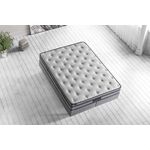 Casa si Gradina - Mobilier - Saltele si somiere - Saltele - Saltea Hanah Home, bumbac, 160 x 200 x 27 cm, alb/gri, 480NRN1198 - Infinity.ro