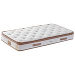 Casa si Gradina - Mobilier - Saltele si somiere - Saltele - Saltea Hanah Home, 90 x 190 x 23 cm, alb/maro, 480NRN1222 - Infinity.ro