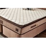 Casa si Gradina - Mobilier - Saltele si somiere - Saltele - Saltea Hanah Home, 100% bumbac/fetru, 150 x 200 x 25 cm, alb/maro, 480NRN1343 - Infinity.ro