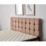 Casa si Gradina - Mobilier - Saltele si somiere - Saltele - Saltea Hanah Home, 100% bumbac/fetru, 140 x 200 x 25 cm, alb/maro, 480NRN1342 - Infinity.ro