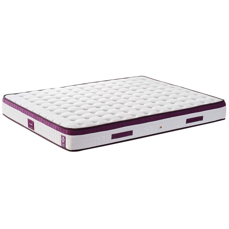 Casa si Gradina - Mobilier - Saltele si somiere - Saltele - Saltea Hanah Home, 180 x 200 x 23 cm, alb/mov, 480NRN1335 - Infinity.ro