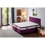 Casa si Gradina - Mobilier - Saltele si somiere - Saltele - Saltea Hanah Home, 180 x 200 x 23 cm, alb/mov, 480NRN1335 - Infinity.ro