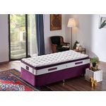 Casa si Gradina - Mobilier - Saltele si somiere - Saltele - Saltea Hanah Home, in/fetru, 120 x 200 x 25 cm, alb/mov, 480NRN1255 - Infinity.ro