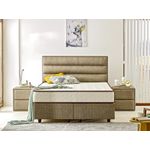 Casa si Gradina - Mobilier - Saltele si somiere - Saltele - Saltea Hanah Home, in, 200 x 200 x 23 cm, alb/maro, 480NRN1180 - Infinity.ro