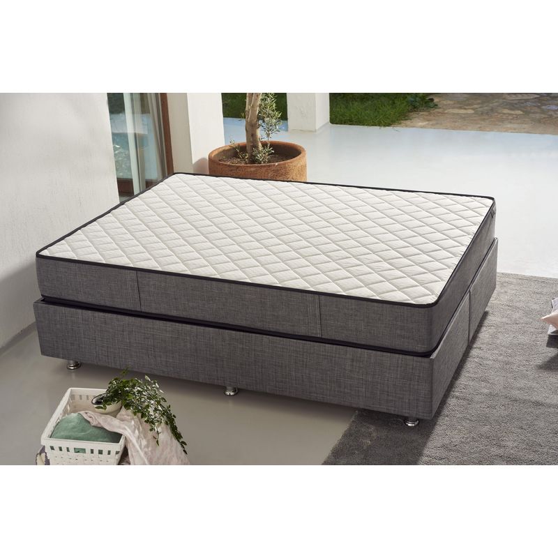Casa si Gradina - Mobilier - Saltele si somiere - Saltele - Saltea Hanah Home, 150 x 200 x 24 cm, alb/gri, 480NRN1157 - Infinity.ro