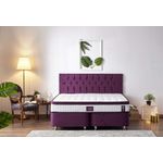 Casa si Gradina - Mobilier - Saltele si somiere - Saltele - Saltea Hanah Home, 140 x 200 x 23 cm, alb/mov, 480NRN1332 - Infinity.ro