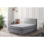 Casa si Gradina - Mobilier - Saltele si somiere - Saltele - Saltea Hanah Home, fetru, 140 x 200 x 21 cm, alb/gri, 480NRN1297 - Infinity.ro