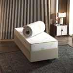 Casa si Gradina - Mobilier - Saltele si somiere - Saltele - Saltea Hanah Home, 100% burete, 90 x 190 x 6 cm, alb, 837WST1190 - Infinity.ro