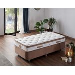 Casa si Gradina - Mobilier - Saltele si somiere - Saltele - Saltea Hanah Home, 100 x 200 x 23 cm, alb/maro, 480NRN1224 - Infinity.ro