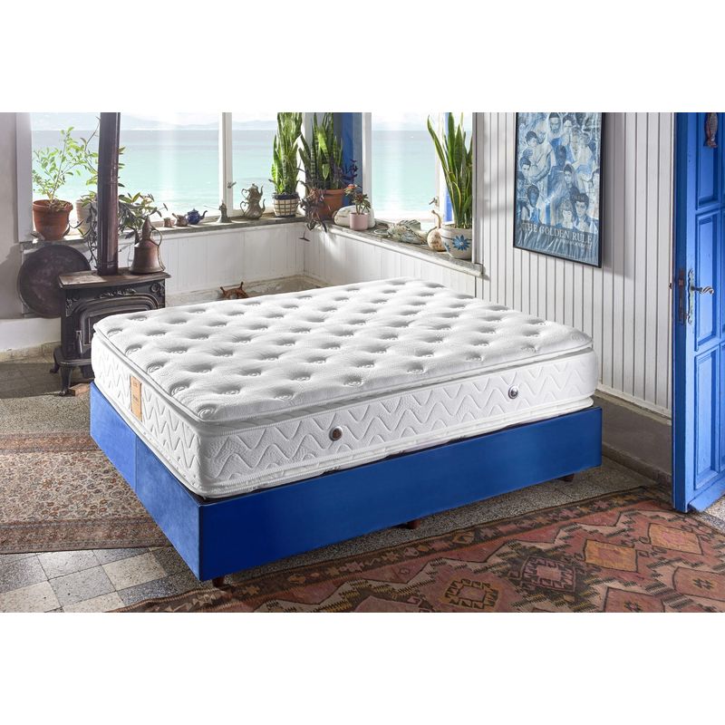 Casa si Gradina - Mobilier - Saltele si somiere - Saltele - Saltea Hanah Home, 160 x 200 x 34 cm, alb, 480NRN1168 - Infinity.ro