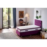 Casa si Gradina - Mobilier - Saltele si somiere - Saltele - Saltea Hanah Home, 90 x 200 x 23 cm, alb/mov, 480NRN1328 - Infinity.ro