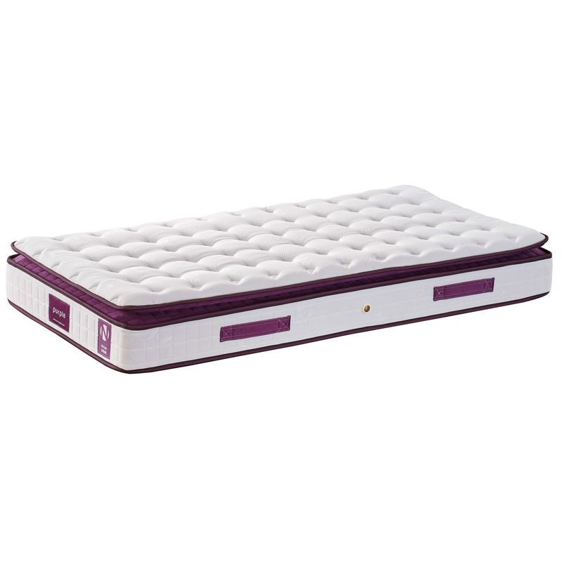 Casa si Gradina - Mobilier - Saltele si somiere - Saltele - Saltea Hanah Home, in/fetru, 90 x 190 x 25 cm, alb/mov, 480NRN1252 - Infinity.ro