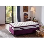Casa si Gradina - Mobilier - Saltele si somiere - Saltele - Saltea Hanah Home, 90 x 190 x 23 cm, alb/mov, 480NRN1327 - Infinity.ro