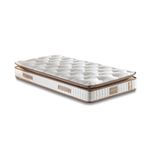 Casa si Gradina - Mobilier - Saltele si somiere - Saltele - Saltea Hanah Home, in/fetru, 90 x 190 x 25 cm, alb/maro, 480NRN1262 - Infinity.ro