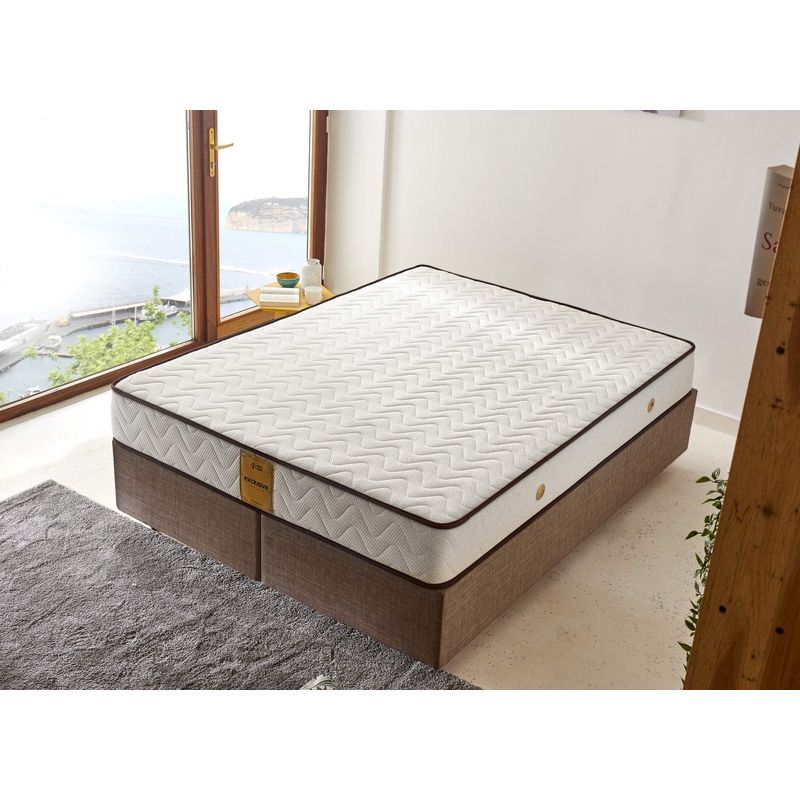 Casa si Gradina - Mobilier - Saltele si somiere - Saltele - Saltea Hanah Home, in, 160 x 200 x 23 cm, alb/maro, 480NRN1178 - Infinity.ro