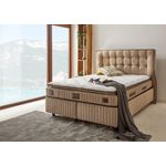 Casa si Gradina - Mobilier - Saltele si somiere - Saltele - Saltea Hanah Home, 150 x 200 x 30 cm, alb/maro, 480NRN1248 - Infinity.ro