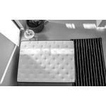 Casa si Gradina - Mobilier - Saltele si somiere - Saltele - Saltea Hanah Home, bumbac, 200 x 200 x 27 cm, alb/gri, 480NRN1201 - Infinity.ro