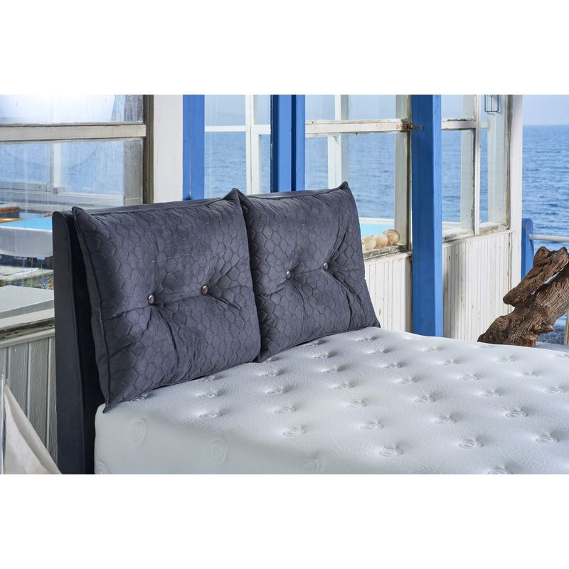 Casa si Gradina - Mobilier - Saltele si somiere - Saltele - Saltea Hanah Home, bumbac și in, 120 x 200 x 30 cm, alb, 480NRN1184 - Infinity.ro