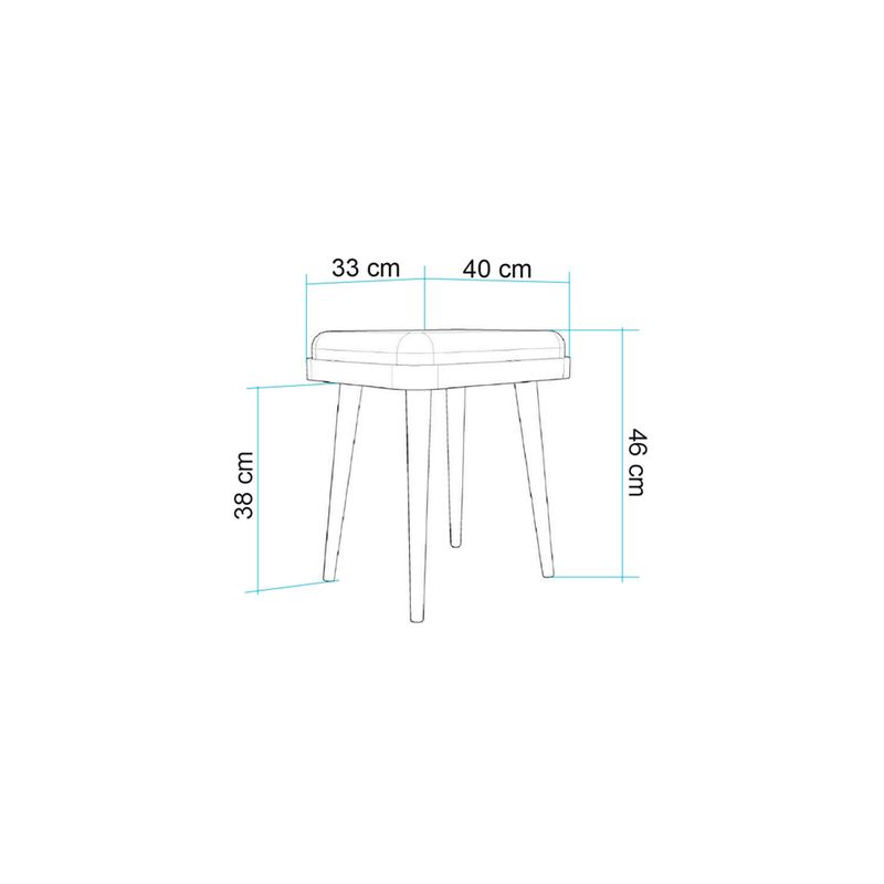 Casa si Gradina - Mobilier - Scaune si fotolii - Tabureti - Set taburete (2 bucăți) Hanah Home, PAL melaminat, 40 x 33 x 46 cm, stejar/piatră, 869VEL1458 - Infinity.ro