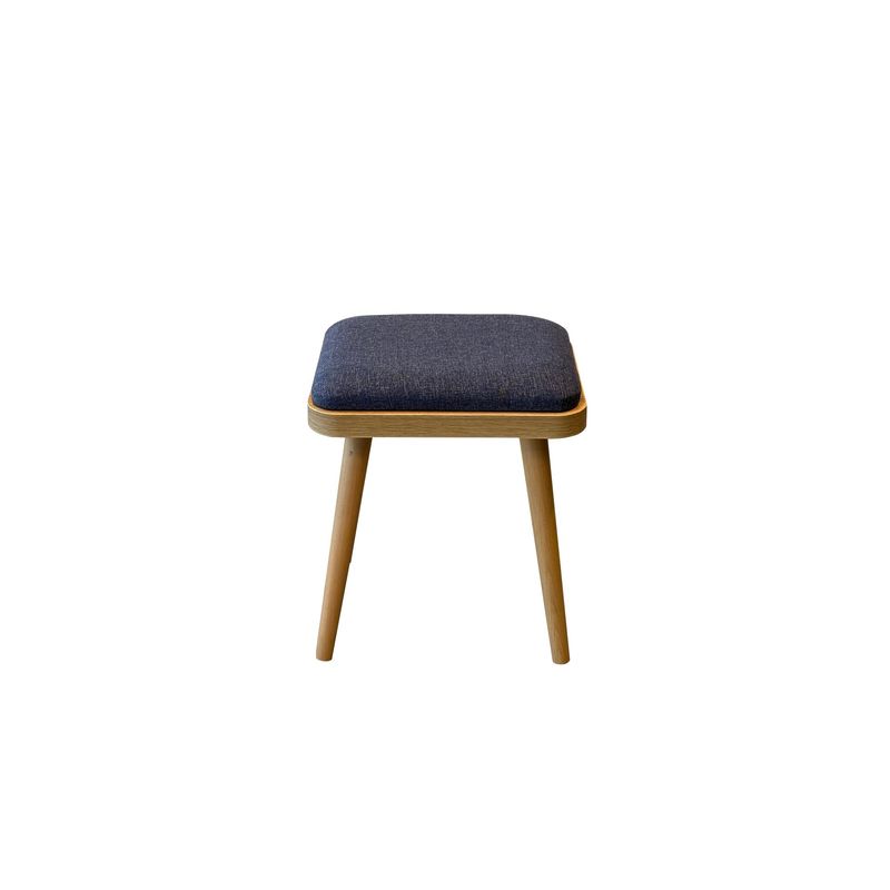 Casa si Gradina - Mobilier - Scaune si fotolii - Tabureti - Set taburete (2 bucăți) Hanah Home, PAL melaminat, 40 x 33 x 46 cm, stejar/albastru închis, 869VEL1456 - Infinity.ro