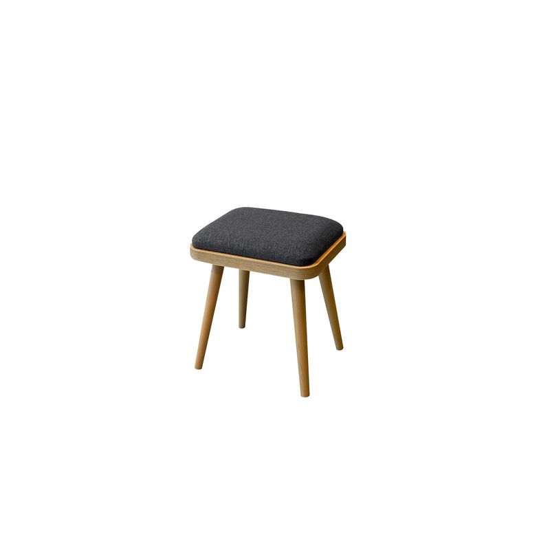 Casa si Gradina - Mobilier - Scaune si fotolii - Tabureti - Set taburete (2 bucăți) Hanah Home, PAL melaminat, 40 x 33 x 46 cm, stejar/antracit, 869VEL1453 - Infinity.ro
