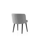 Casa si Gradina - Mobilier - Scaune si fotolii - Scaune - Set scaune (4 bucăți) Hanah Home, PAL melaminat, 57 x 57 x 81 cm, negru/deschis gri, 974NMB1919 - Infinity.ro