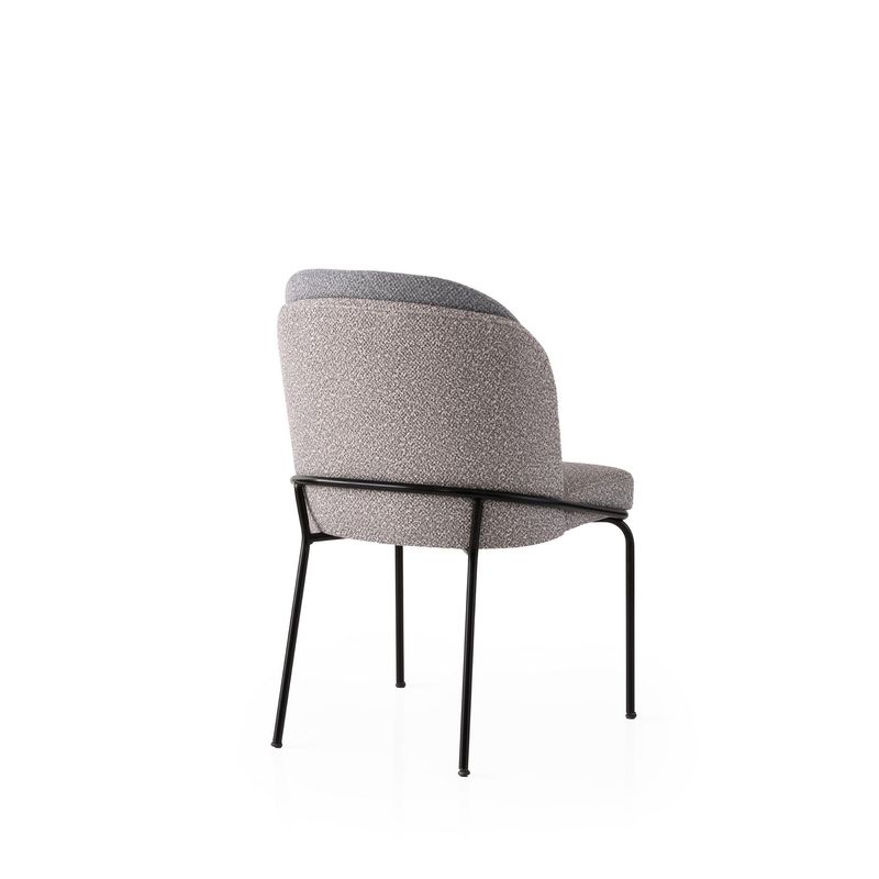 Casa si Gradina - Mobilier - Scaune si fotolii - Scaune - Set scaune (4 bucăți) Hanah Home, PAL melaminat, 62 x 52 x 75 cm, auriu/gri, 974NMB1871 - Infinity.ro