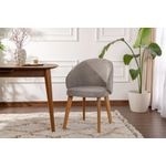 Casa si Gradina - Mobilier - Scaune si fotolii - Scaune - Set scaune (2 bucăți) Hanah Home, lemn, 48 x 58 x 86 cm, gri/deschis stejar, 566WYL1111 - Infinity.ro