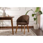 Casa si Gradina - Mobilier - Scaune si fotolii - Scaune - Set scaune (2 bucăți) Hanah Home, lemn, 48 x 58 x 86 cm, maro/închis stejar, 566WYL1105 - Infinity.ro