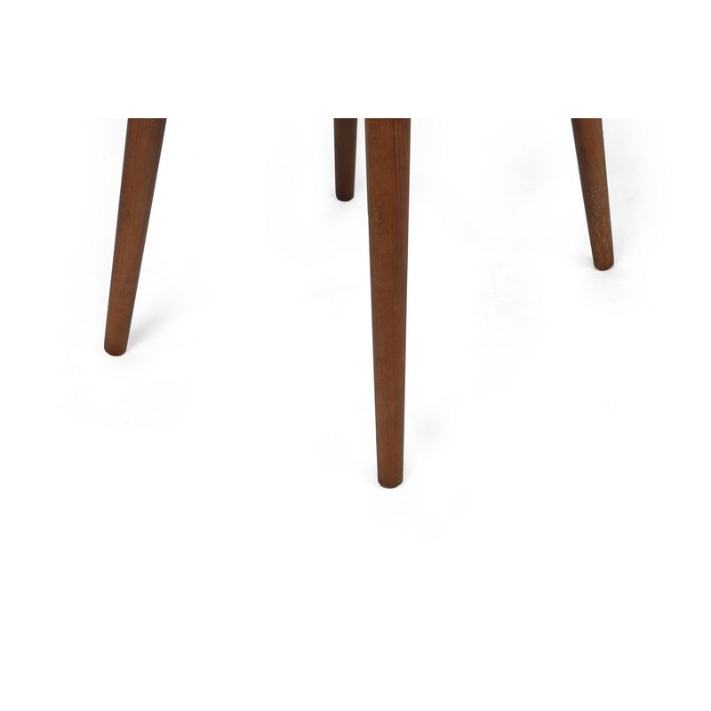 Casa si Gradina - Mobilier - Scaune si fotolii - Scaune - Set scaune (4 bucăți) Hanah Home, catifea, 50 x 49 x 90 cm, antracit/nuc, 974NMB1565 - Infinity.ro