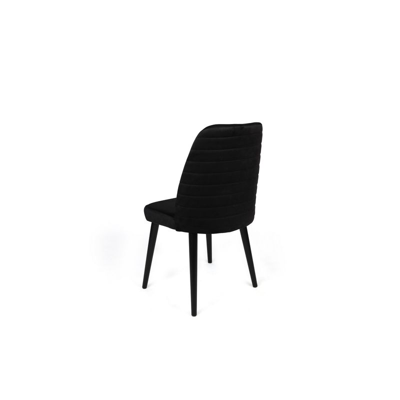 Casa si Gradina - Mobilier - Scaune si fotolii - Scaune - Set scaune (2 bucăți) Hanah Home, lemn, 50 x 49 x 90 cm, negru, 974NMB1686 - Infinity.ro