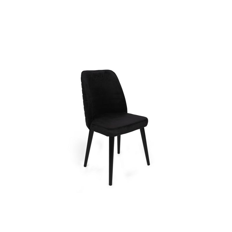 Casa si Gradina - Mobilier - Scaune si fotolii - Scaune - Set scaune (2 bucăți) Hanah Home, lemn, 50 x 49 x 90 cm, negru, 974NMB1686 - Infinity.ro