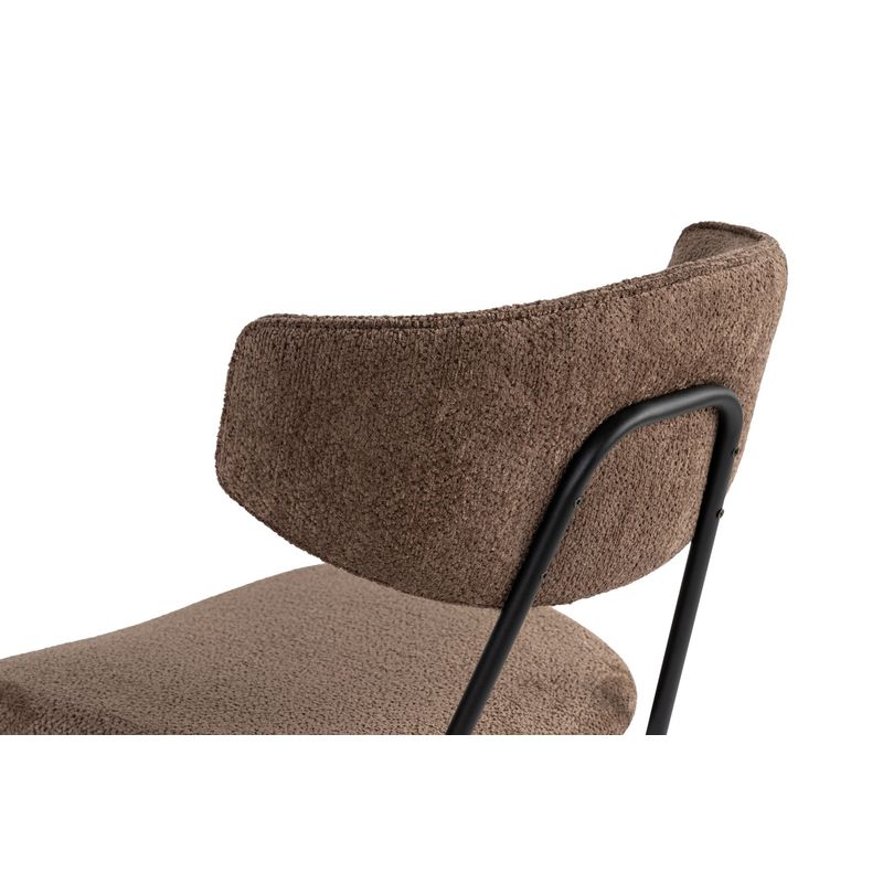 Casa si Gradina - Mobilier - Scaune si fotolii - Scaune - Set scaune (2 bucăți) Hanah Home, 100% bumbac, 48 x 59 x 80 cm, maro/negru, 566WYL1133 - Infinity.ro