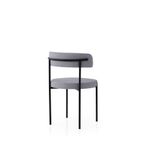 Casa si Gradina - Mobilier - Scaune si fotolii - Scaune - Set scaune (2 bucăți) Hanah Home, PAL melaminat, 48.5 x 50.5 x 75.5 cm, negru/închis gri, 974NMB1896 - Infinity.ro