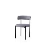 Casa si Gradina - Mobilier - Scaune si fotolii - Scaune - Set scaune (2 bucăți) Hanah Home, PAL melaminat, 48.5 x 50.5 x 75.5 cm, negru/închis gri, 974NMB1896 - Infinity.ro