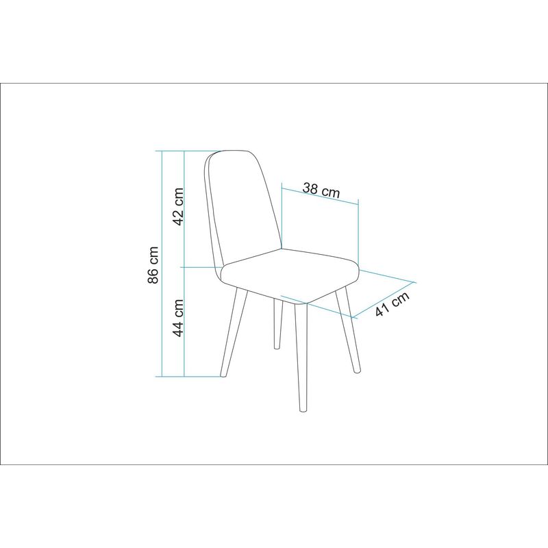 Casa si Gradina - Mobilier - Scaune si fotolii - Scaune - Scaun Hanah Home, PAL melaminat, 41 x 38 x 86 cm, stejar/crem, 869VEL8181 - Infinity.ro