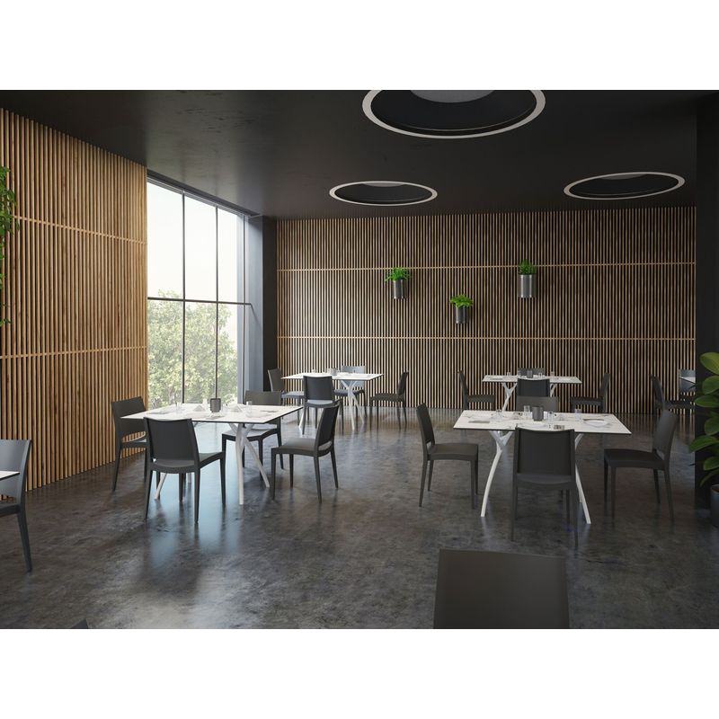 Casa si Gradina - Mobilier - Scaune si fotolii - Scaune - Set scaune (4 bucăți) Hanah Home, 42 x 45 x 81 cm, antracit, 532TLA1114 - Infinity.ro