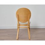 Casa si Gradina - Mobilier - Scaune si fotolii - Scaune - Set scaune (2 bucăți) Hanah Home, 100% poliester și in, 42 x 42 x 87 cm, stejar/bej, 998VOW1205 - Infinity.ro