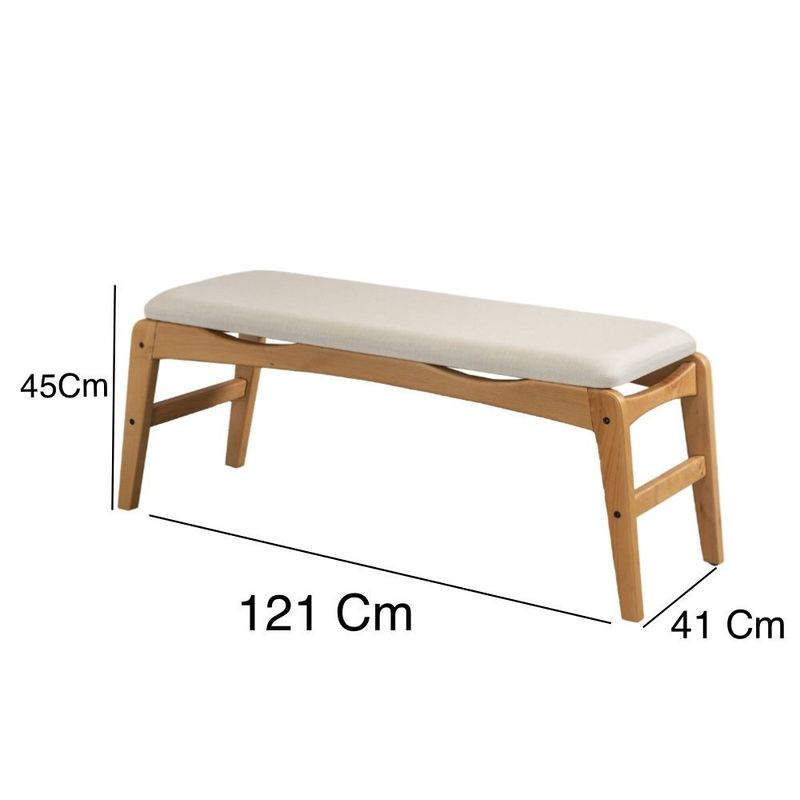 Casa si Gradina - Mobilier - Seturi de mobilier - Seturi mese si scaune - Set masă/scaune (4 bucăți) Hanah Home, MDF, 52 x 44 x 91 cm, stejar/bej, 998VOW2159 - Infinity.ro