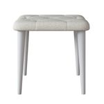 Casa si Gradina - Mobilier - Scaune si fotolii - Tabureti - Taburet Hanah Home, PAL melaminat, 45 x 45 cm, alb, 893RAN5471 - Infinity.ro