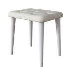 Casa si Gradina - Mobilier - Scaune si fotolii - Tabureti - Taburet Hanah Home, PAL melaminat, 45 x 45 cm, alb, 893RAN5471 - Infinity.ro