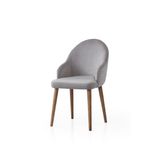 Casa si Gradina - Mobilier - Scaune si fotolii - Scaune - Set scaune (2 bucăți) Hanah Home, PAL melaminat, 44 x 50.5 x 88 cm, bej-cenușiu, 974NMB1940 - Infinity.ro