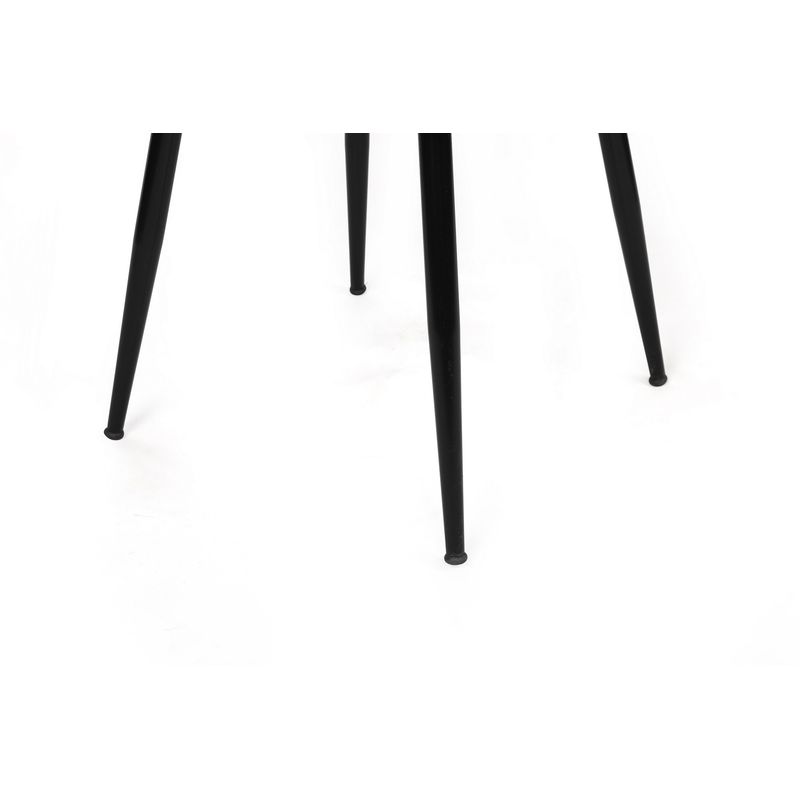 Casa si Gradina - Mobilier - Scaune si fotolii - Scaune - Set scaune (4 bucăți) Hanah Home, PAL melaminat, 43 x 42 x 82 cm, albastru/negru, 974NMB1629 - Infinity.ro