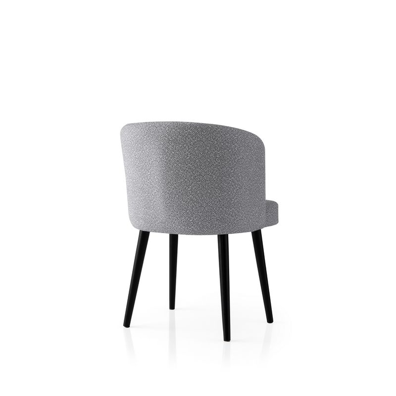 Casa si Gradina - Mobilier - Scaune si fotolii - Scaune - Set scaune (2 bucăți) Hanah Home, PAL melaminat, 57 x 57 x 81 cm, negru/deschis gri, 974NMB1920 - Infinity.ro