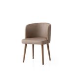 Casa si Gradina - Mobilier - Scaune si fotolii - Scaune - Set scaune (2 bucăți) Hanah Home, PAL melaminat, 57 x 57 x 81 cm, bej, 974NMB1948 - Infinity.ro