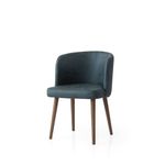 Casa si Gradina - Mobilier - Scaune si fotolii - Scaune - Set scaune (2 bucăți) Hanah Home, PAL melaminat, 57 x 57 x 81 cm, albastru închis, 974NMB1951 - Infinity.ro