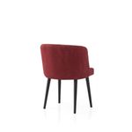 Casa si Gradina - Mobilier - Scaune si fotolii - Scaune - Set scaune (2 bucăți) Hanah Home, PAL melaminat, 57 x 57 x 81 cm, negru/roșu, 974NMB1914 - Infinity.ro